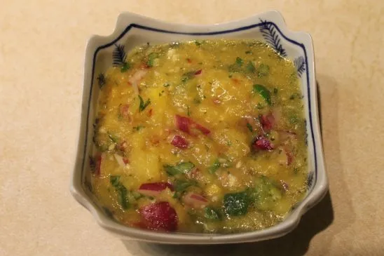 Frische Ananas-Salsa