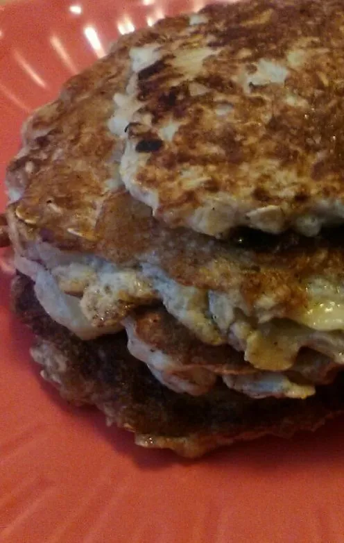 Haferflocken-Bananen-Pfannkuchen