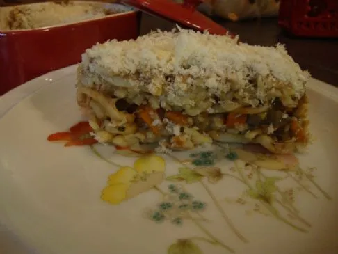 Mikrowellen-Thunfisch-Nudelauflauf