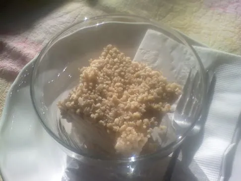 Rohe gefrorene Bananencreme-Torte