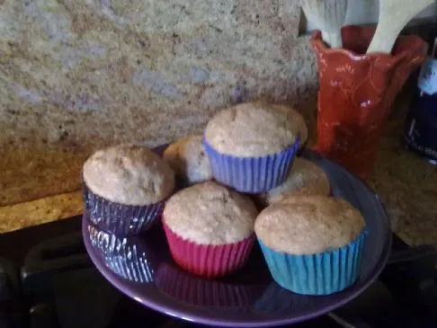 Einfache Muffinmischung und Muffins