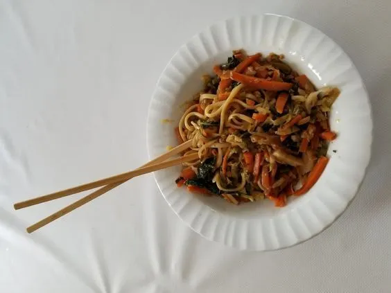 Hähnchen - Mongolisches Hähnchen Wok-Gemüse