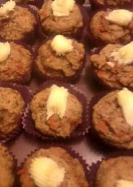 Vegane Karotten-Cupcakes