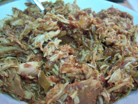 Zwei-Zutaten-Crockpot-Mexikanisches Hähnchen