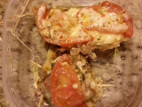 Hähnchen gefüllt mit Pepperjack und Gemüse