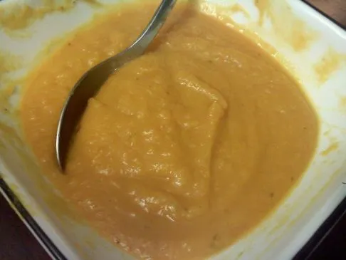 Vegetarische Butternut-Kürbis-Suppe