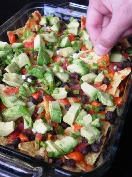 Vegane Frühstück-Nachos