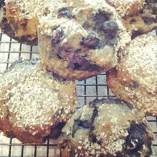 Blaubeer-Protein-Muffins