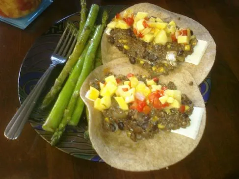 Vegetarische Taco-/Burrito-Füllung im Southwestern-Stil