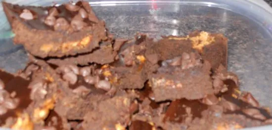 Erdnussbutter (schwarze Bohnen) Brownies