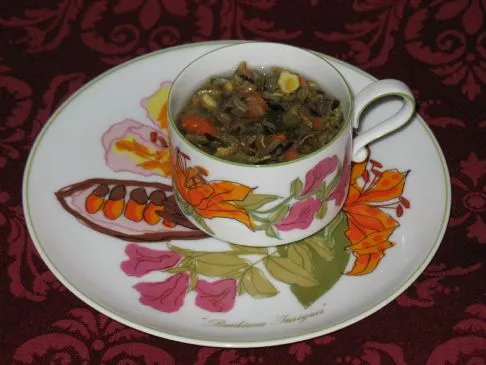 Grünkohl- und Lauchsuppe