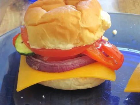 Gegrillte Gemüsesandwiches