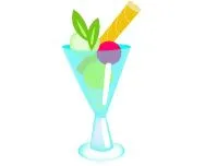 Sorbet-Melonen-Parfaits