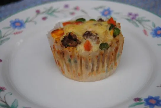 Wurst Frühstücks-Ei-Muffin