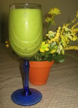 Einfacher grüner Smoothie