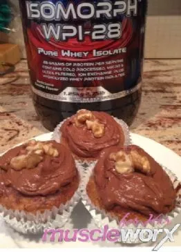 Ninas ISOMORPH Protein Bananen- und Walnuss-Muffins