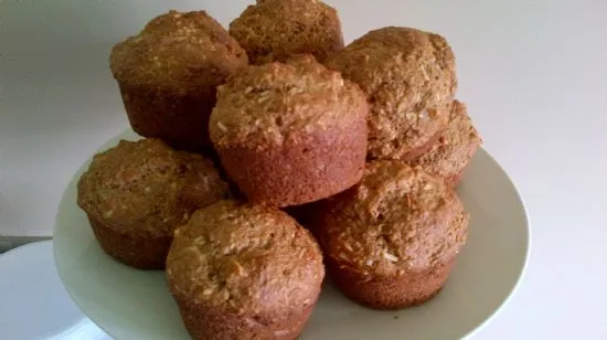 Vollkorn-Braunmuffin