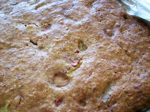 Leichte Rhabarberriegel