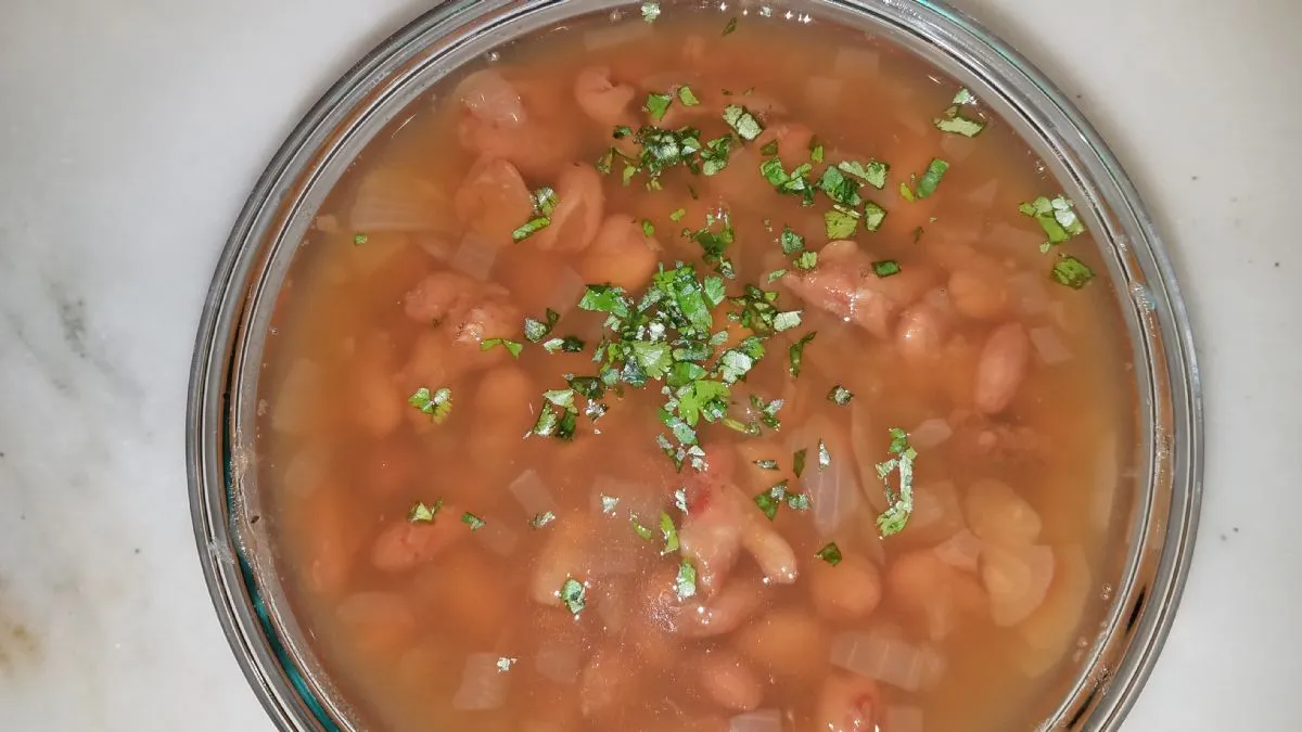 Fettfreie rauchige Pintobohnen