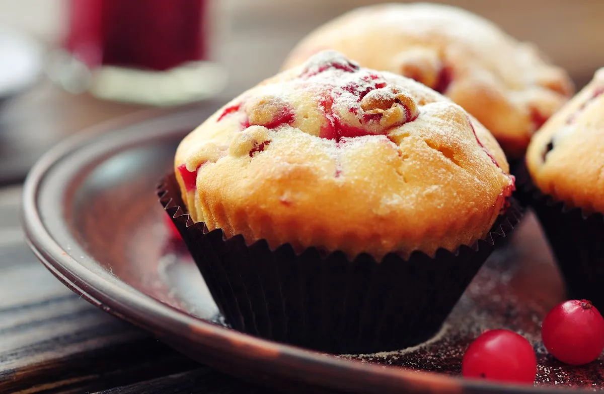 Cranberry-Eierlikör-Muffins