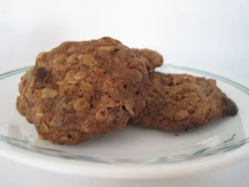 Schokoladenkekse mit Haferflocken