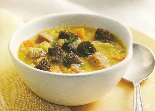 Curry-Splitterbsensuppe