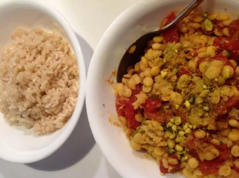 Inspirierendes gesundes Chana Dal