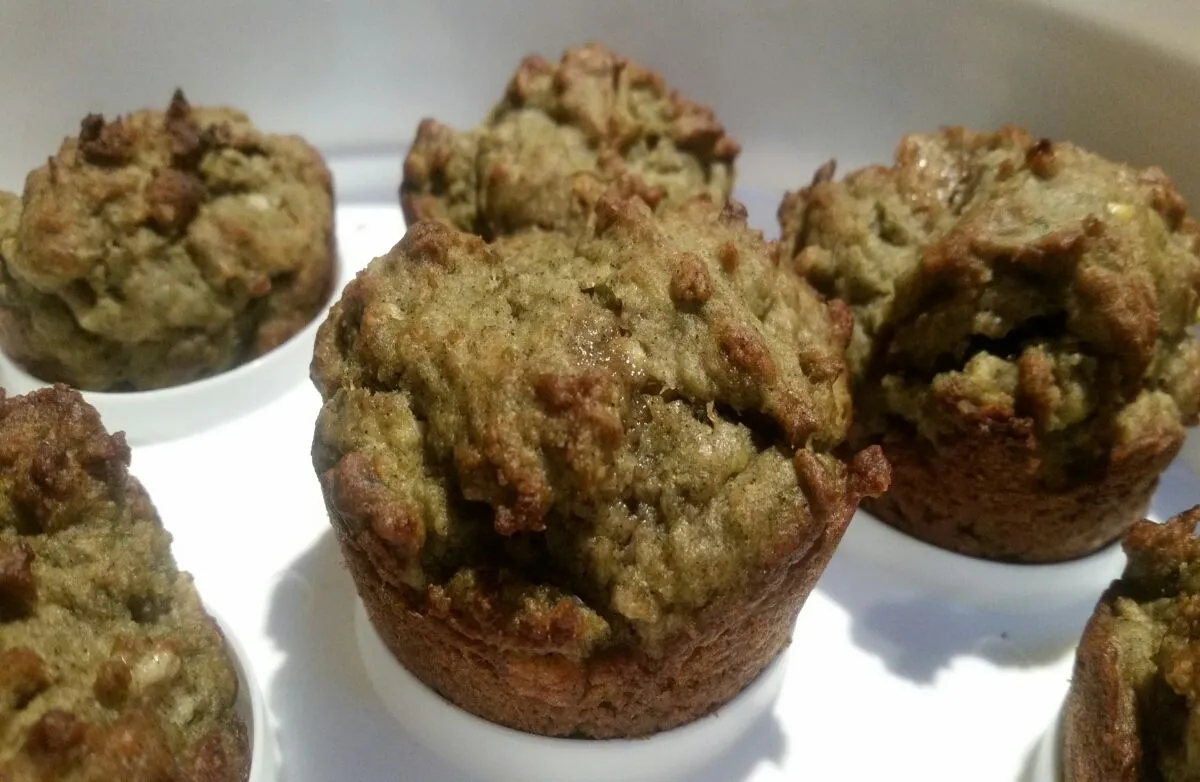 Vegane Bananen-Protein-Muffins