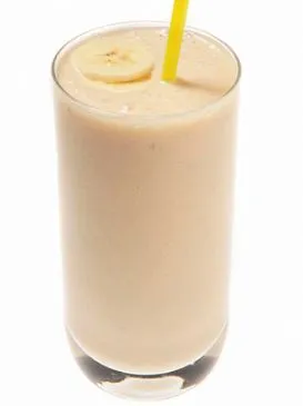 Erdnussbutter-Bananen-Smoothie