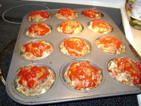 Hackbraten-Gemüse-Muffins