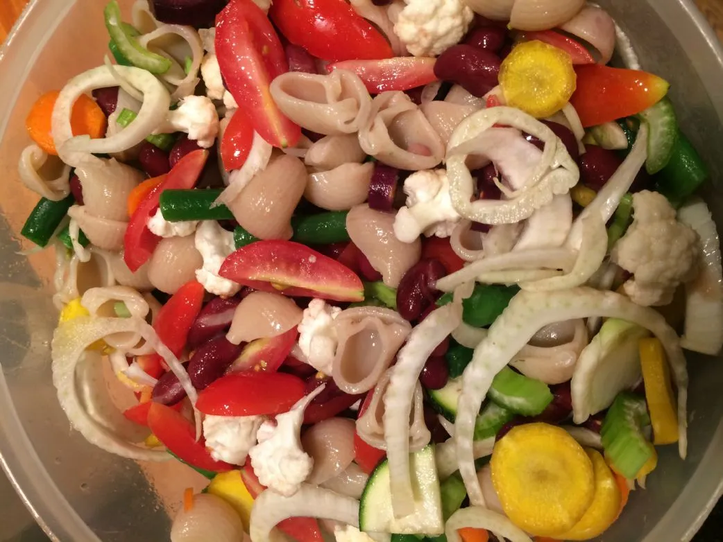 Minestrone-Pasta-Salat