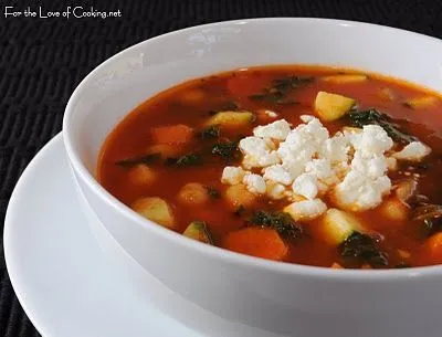 Geröstete Tomaten- und Gemüsesuppe