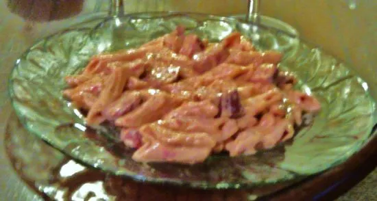 Würzige, Käsehaltige Wurst und Pasta