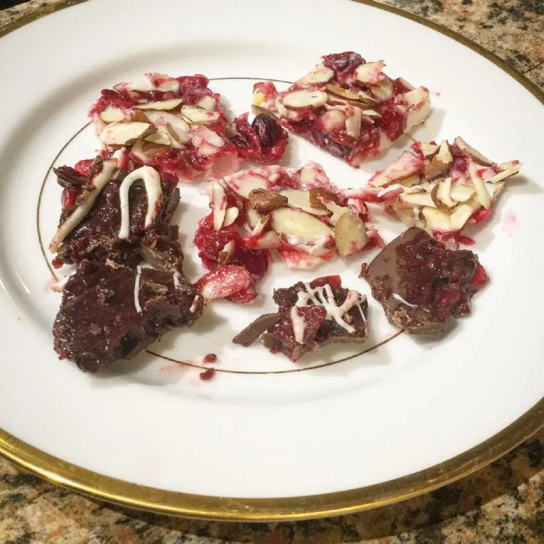 Cranberry-Weihnachtsbark
