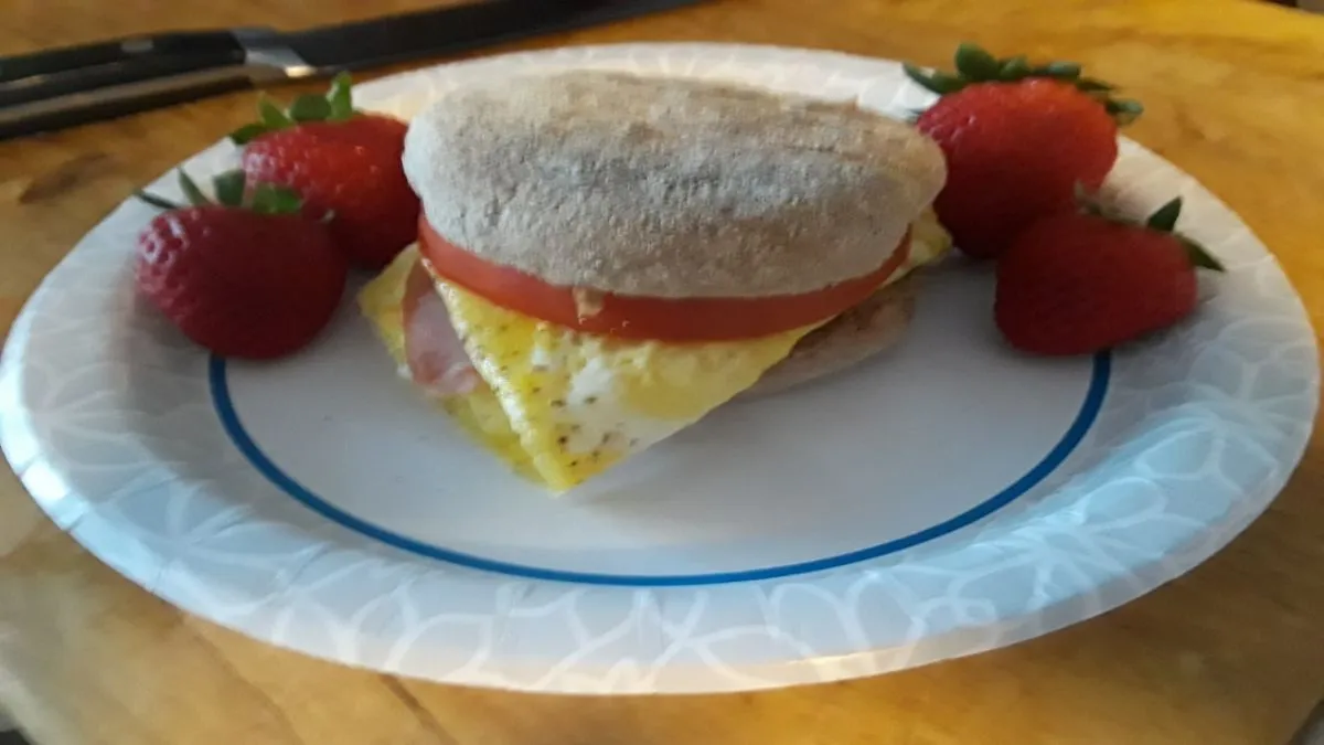 Super leckeres Frühstücks-Sandwich