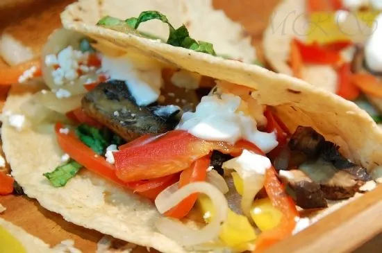 Portobello-Pilz-Fajita