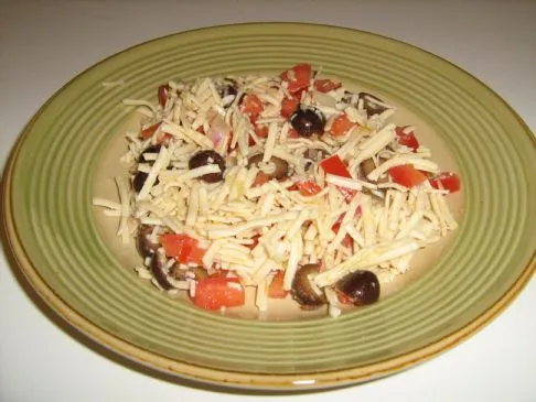 Proteinreicher Nudelsalat