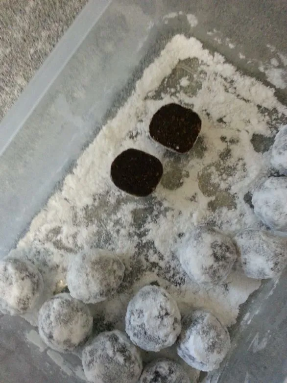 Gesunde Schokoladen-Fudge-Bällchen