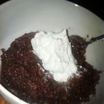 Brauner Reis Pudding