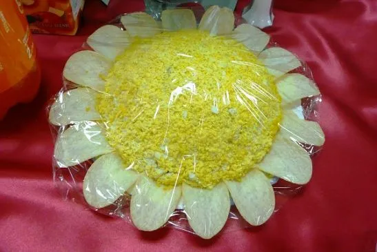 Sonnenblumen-Layered-Salat