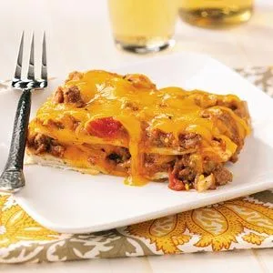 Putenhackfleisch-Enchilada-Lasagne