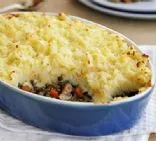 Goldene Gemüse-Lammfleischpastete