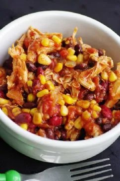 Crock Pot Hähnchen Taco Chili