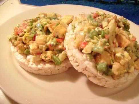 Tofu-Hühnchen-Salat