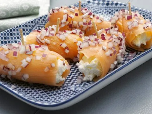 Atkins Frühstücks-Lachs-Wrap