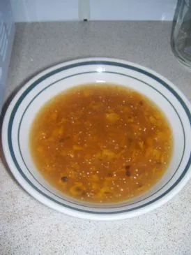 Passionsfrucht- und Orangensago