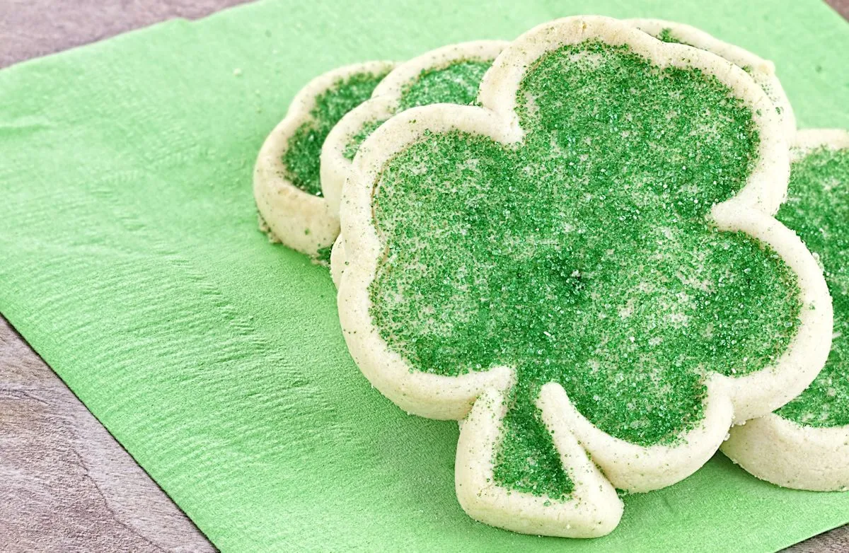 Shamrock-Shortbread-Kekse