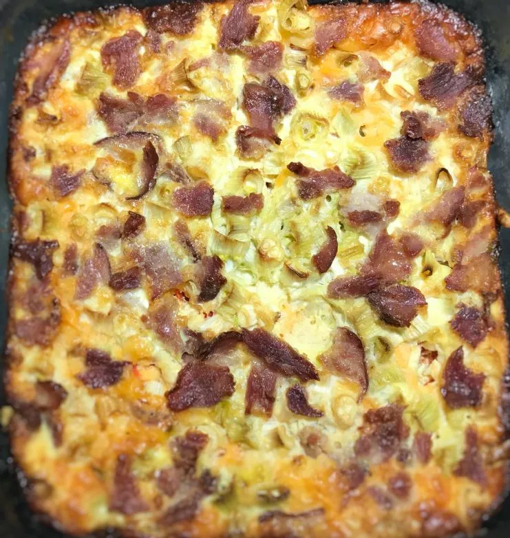 Leichte Bacon-Käse-Frittata