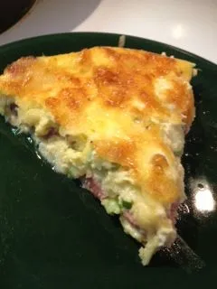 Schinken-Käse-Quiche, low carb