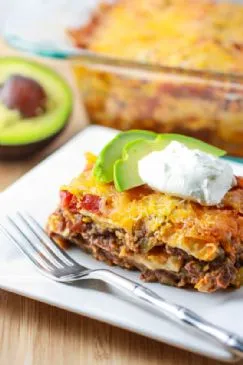 Puten-Taco-Auflauf